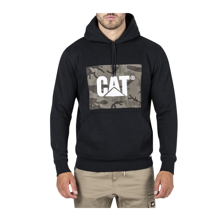 Caterpillar Men's Trademark Hoodies Black CAT-12903